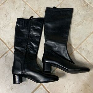 Rockport ladies size 11 knee high leather boots